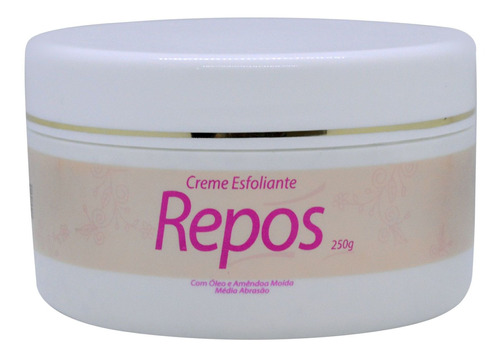 Creme Esfoliante Com Óleo E Amêndoas Moida 250g Repós