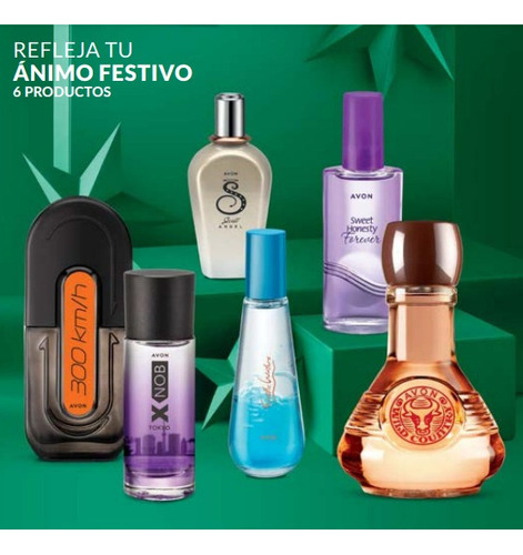 Avon Parfums: Set Los Mas Vendidos 6 Pzas