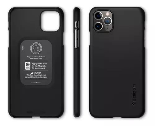 Funda Spigen Negra Para Iphone 11 Pro Max 360