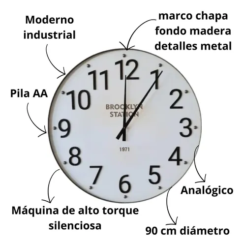 Relojes De Pared Grandes Modernos Decorativos De Diseño