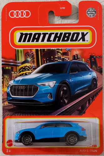 Audi E-tron Azul Matchbox Mattel 