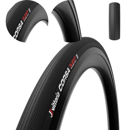 Neumático Vittoria Corsa N.ext 700x26 Tubeless Ready Gr2.0 200tpi