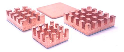 Kit De Disipador Térmico Easycargo Raspberry Pi 4 De Cobre +