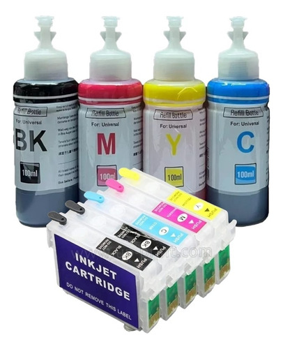 Cartuchos Recargables Para Epson T1110+tintas