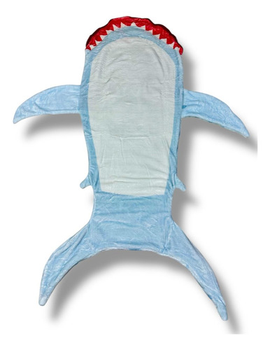 Frazada Infantil Cola De Tiburón Gris Tiburón