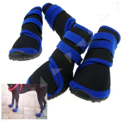 4pcs Del Perro De Animal Doméstico Zapatos Impermeables Bota