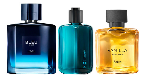 Bleu Intense Night, Fist Y Vanilla - mL a $239