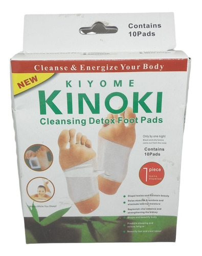 Pack 10 Parches Detox Kinoki Desintoxicación Dolor