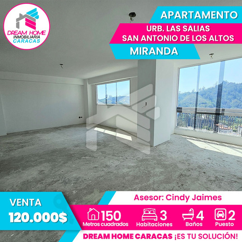  Apartamento En Venta San Antonio De Los Altos Urbanizacion Las Salias  Res. Everest