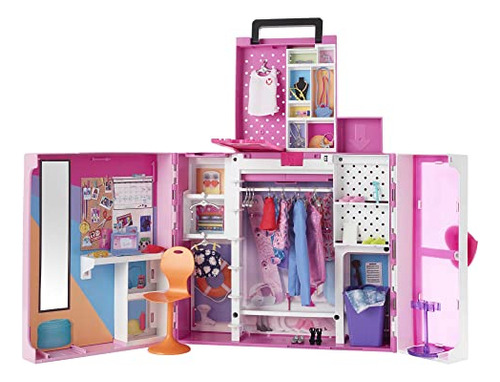 Set De Juego Barbie Dream Closet De 2 Pies De Ancho Y 15 Áre