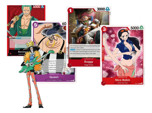 Lote 50 Cartas Sin Repetir, One Piece Tcg Originales