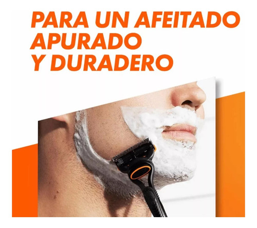 Rastrillo Gillette Fusion 5 Con Dos Cartuchos De 5 Hojas