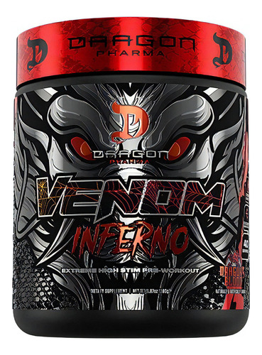 Venom Inferno Dragon Pharma Pre Entreno 40/20 Porciones