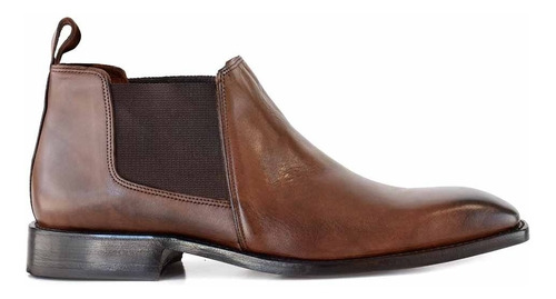 Bota Hombre Clásico Cuero Briganti Zapato Vestir - Hcbo00768