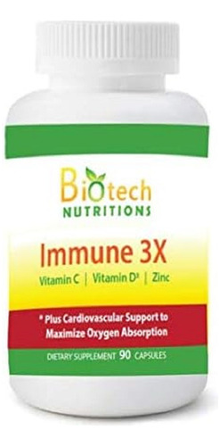 Biotech Nutritions | Inmune 3x | 90 Capsules