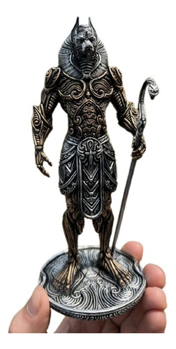 Figura Anubis Con Baston De Cobra - Egipto - Impresión 3d
