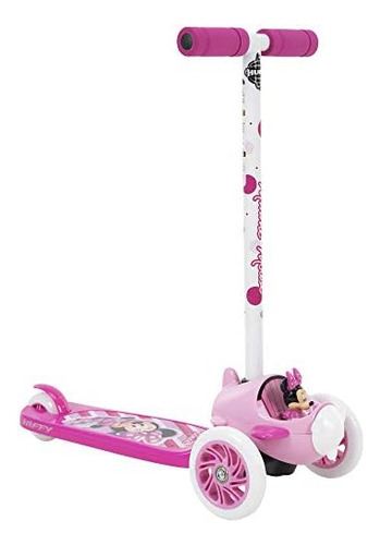 Huffy Disney Minnie Tilt N Turn Scooter De 3 Ruedas, Blanco