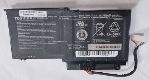 Bateria Toshiba Pa5107, L50 S55 P55 L55 P50t Original