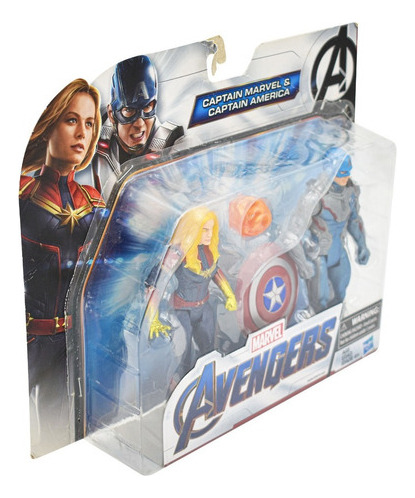 Avengers Capitán Y Capitana America Marvel Hasbro Cd