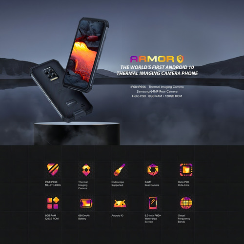 Ulefone Armor 9 Dual SIM 128 GB negro 8 GB RAM