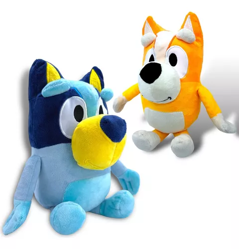 Peluche De Bluey & Bingo De 28 Cm , Animales De Dibujos Animados , Regalo  Para Niños