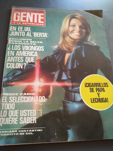 Revista Gente Leonor Manso Grimau Palito Ortega 23 5 1974 