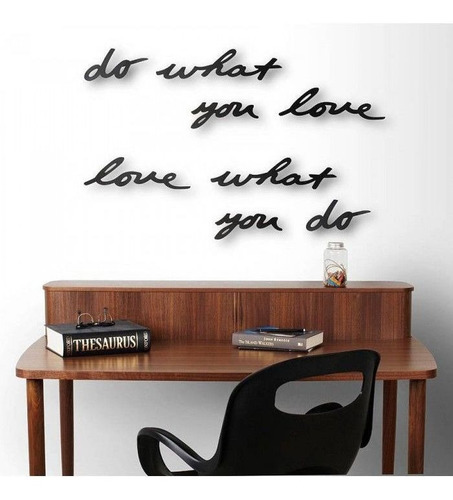Imagem 1 de 3 de Display Decorativo De Parede Mantra Umbra - Do What You Love