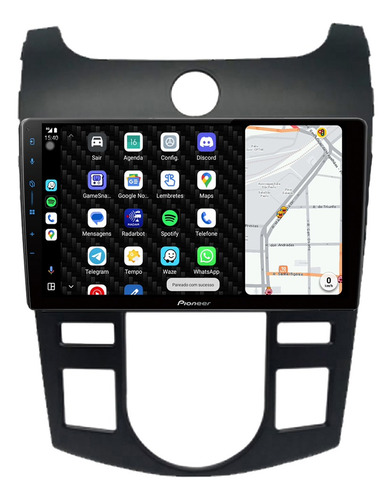 Multimidia Pioneer Kia Cerato 08/12 9p Carplay Android