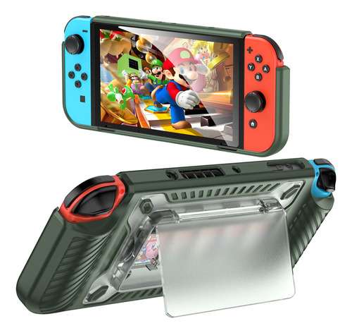 Funda Protectora Para Switch Oled, Con Ranura Tarjeta  Juego