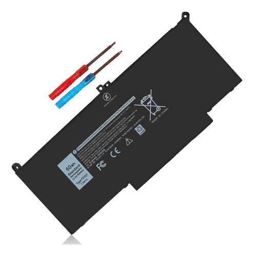 Bateria F3ygt  Para Dell Latitude 7280 7290 7380 7390 7480