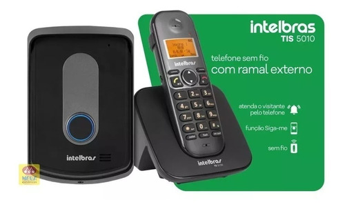 Porteiro Eletrônico Interfone Sem Fio Intelbras Tis 5010 Nfe