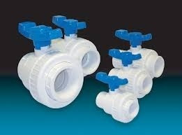Válvula Bola Unión Sencilla 3 Pvc Cem. C-40 Tecnoplastic