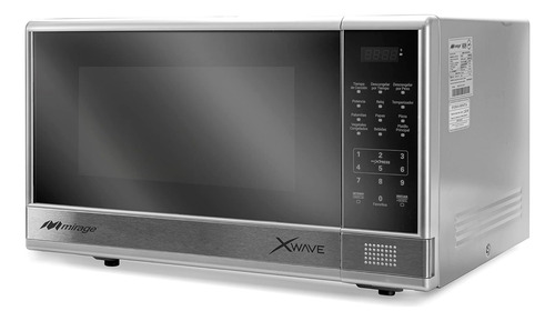 Horno De Microondas Mirage Xwave Mwd031e Plata 1.1 Ft³ 1000w