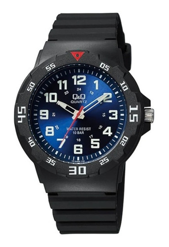 Reloj Q&q Hombre Modelo Vr18j005y Resina Acuático