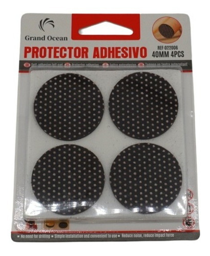 Pack 4 Alfombrillas Adhesiva Velcro Protectora Tope Pata