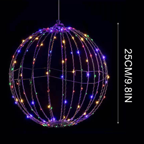 Esfera De Luces Led Navideñas, Bolas Navideñas Iluminadas Pa