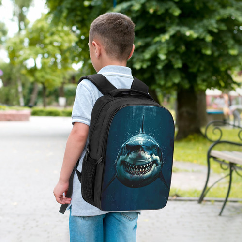 Koyi Mochila De Tiburón Mochila Con Cara De Tiburón Feroz, Y