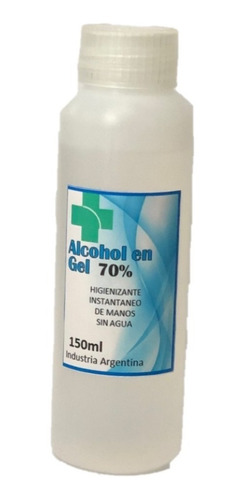 Alcohol En Gel 70% Sanitizante Antibacterial 150 Ml Botella