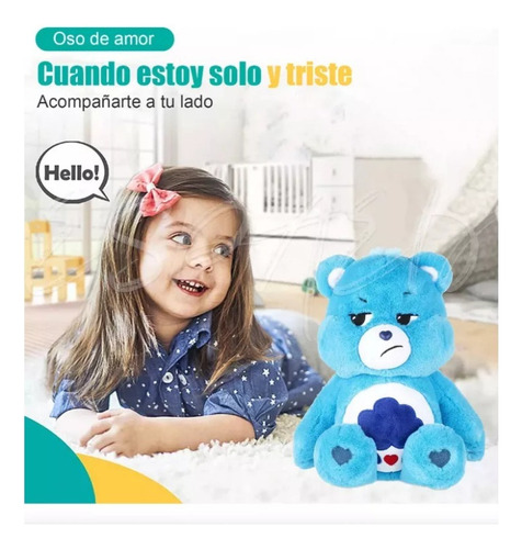Peluche Azul Grumpy Care Bears Ositos Cariñositos Gruñón
