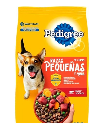 Pedigree Adulto Razas Pequeñas Croqueta Alimento Granel 7 Kg