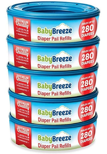 Choicerefill Compatible Con Diaper Genie Pails 5pack 1350 Co