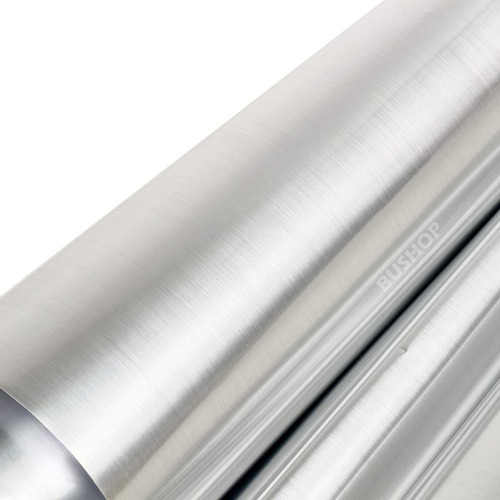 Aluminio Cepillado Vinilo Adhesivo Tuning 61cm X 1,50m