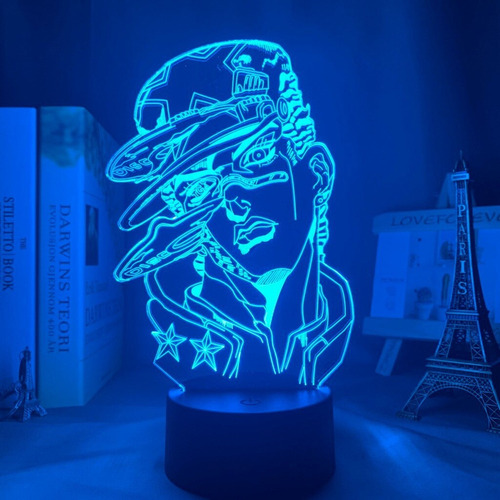 Anime 3d Lámpara Jojo Bizarre Aventura Figura Para Dormitori