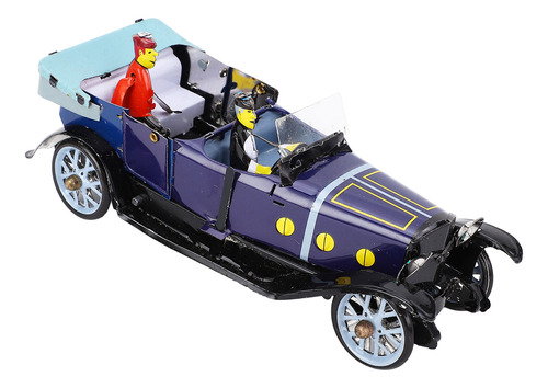Wind Up Iron Car Toy Construcción Hecho A Mano Modelo Retro