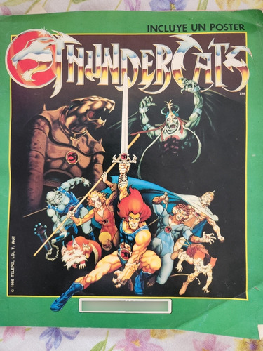 Album Thundercats Año 86 Completo Y Sellado