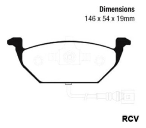 Balatas Disco  Delantera Para Volkswagen Lupo   2006