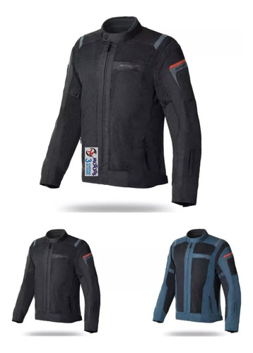 Jm Campera Moto Seventy Hombre Verano Sd-jt56 Impermeable