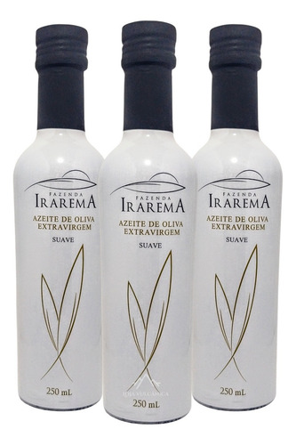 Azeite Gourmet Nacional - Irarema Extra Virgem Suave Kit 3un