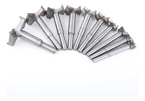 Juego De Brocas Forstner Para Madera Plana, 10 Unidades, 14