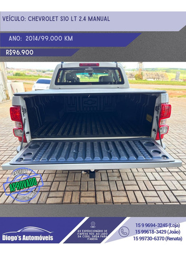 Chevrolet S10 2.4 Lt Cab. Dupla 4x2 Flex 4p